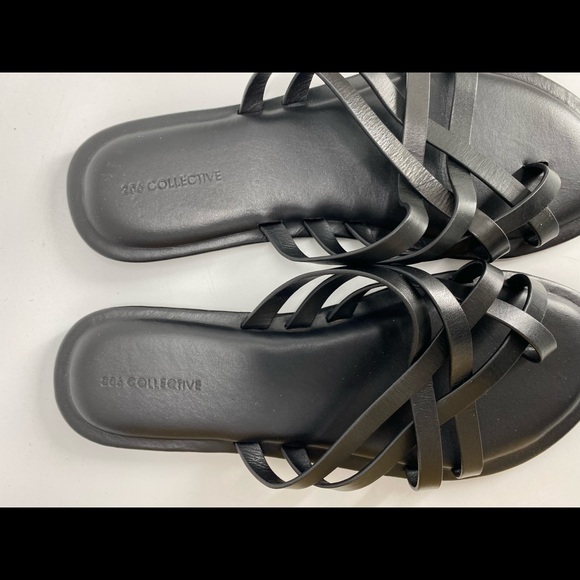 206 Collective Womens Solo Black Sandals Size 6.5 (1497850) NIB - Picture 6 of 9